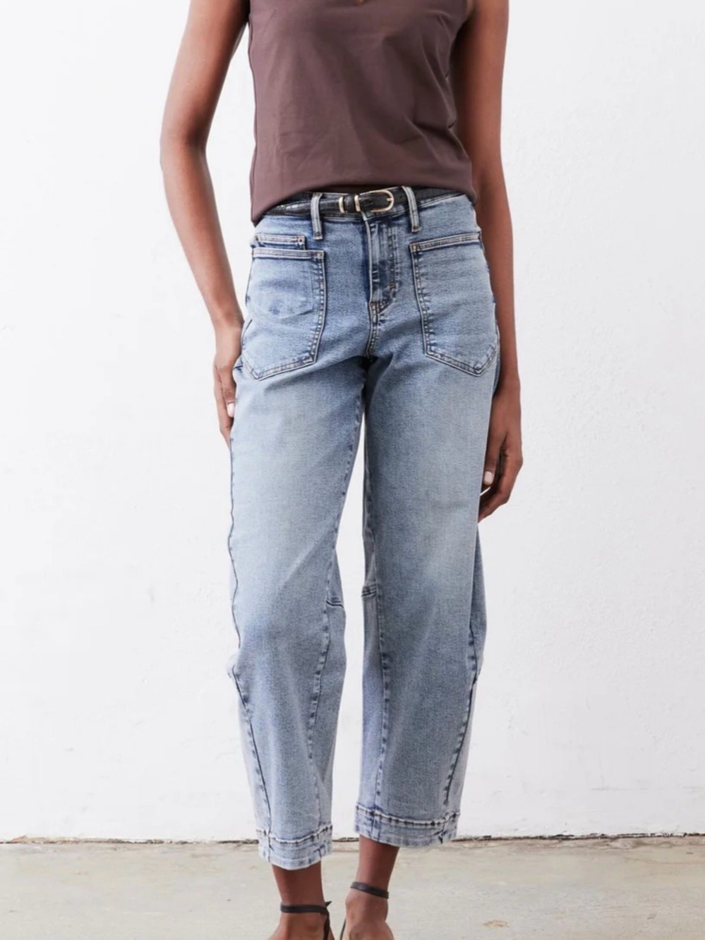 RUTI ‘The Slouchy Jeans 2.0’, Size 6, Barrel Ankle, Slouchy Ankle, Vintage Wash?